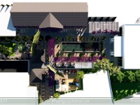 Thiết kế quán cafe sân vườn 1700m2 - Victoria Coffee Long An
