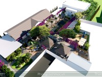 Thiết kế quán cafe sân vườn 1700m2 - Victoria Coffee Long An