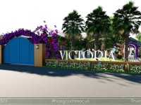 Thiết kế quán cafe sân vườn 1700m2 - Victoria Coffee Long An
