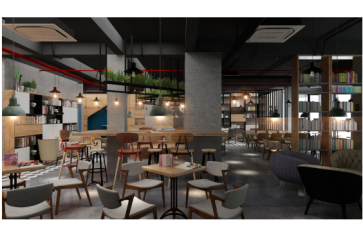 Tiệm Cafe Sách Công Nghiệp