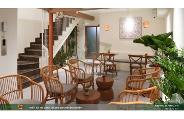 Bí Quyết Kết Hợp Màu Sắc và Kết Cấu Bề Mặt Trong Thiết Kế Nội Thất Quán Cafe
