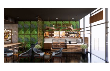 Thiết kế nội thất Fresh Garden Coffee