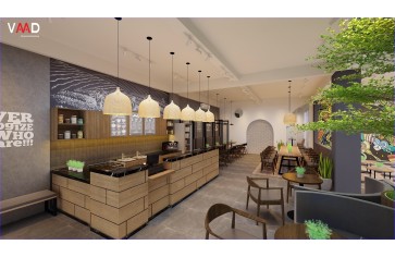 Thiết kế nội thất quán Quỳnh Coffee