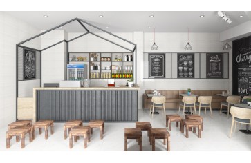 Thiết Kế Quán Cafe Theo Concept Trẻ Trung Hiện Đại