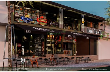 Thiết kế Bọt Coffee & Beer Phạm Văn Đồng - Mô hình quán cafe kết hợp bia 
