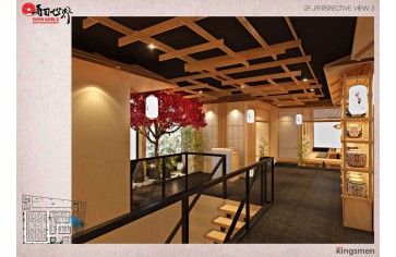 Mẫu thiết kế nhà hàng Sushi World - Chủ đề thiết kế văn hóa Nhật Bản