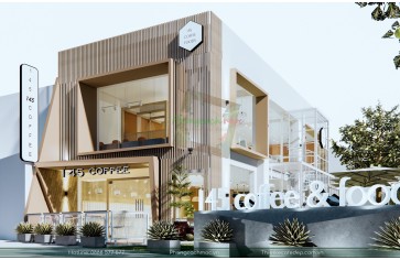 Thiết kế quán cafe 145 Coffee House Bình Dương - 350m2