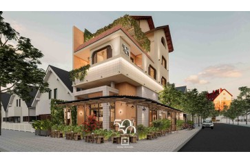 50/50 Coffee - Kiến Trúc Mộc Mạc Hài Hòa Với Thiên Nhiên
