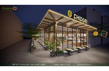 Thiết kế thi công quán cafe 300m2 CUỐN HÚT khách hàng tại Rach Giá