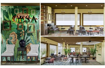 Thiết kế quán cafe Gesa Coffee - Phong cách hiện đại - Modern Style