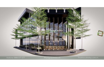 Thiết kế quán cafe hiện đại phong cách Luxury 320m2