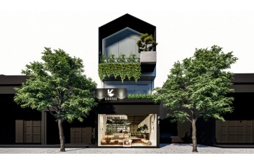 Thiết Kế Cafe Phong Cách Contemporary  - K Coffee