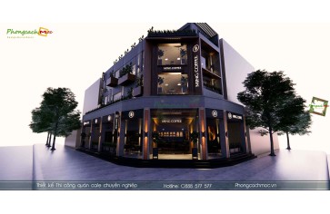 Mẫu thiết kế quán cafe hiện đại - Ming Coffee Bình Dương