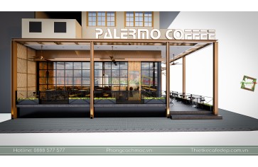 Thiết kế Quán Cafe 2 mặt tiền - Palermo Coffee