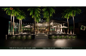 Thiết kế quán cafe hiện đại Palma The Garden Cafe