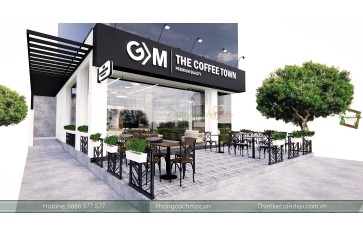 Thiết kế quán The Coffee Town - Quận 7