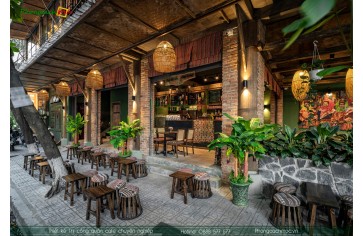 Thiết kế quán cafe “Nhà Của Mị” - Chất Tây Bắc thơ mộng giữa lòng thành phố