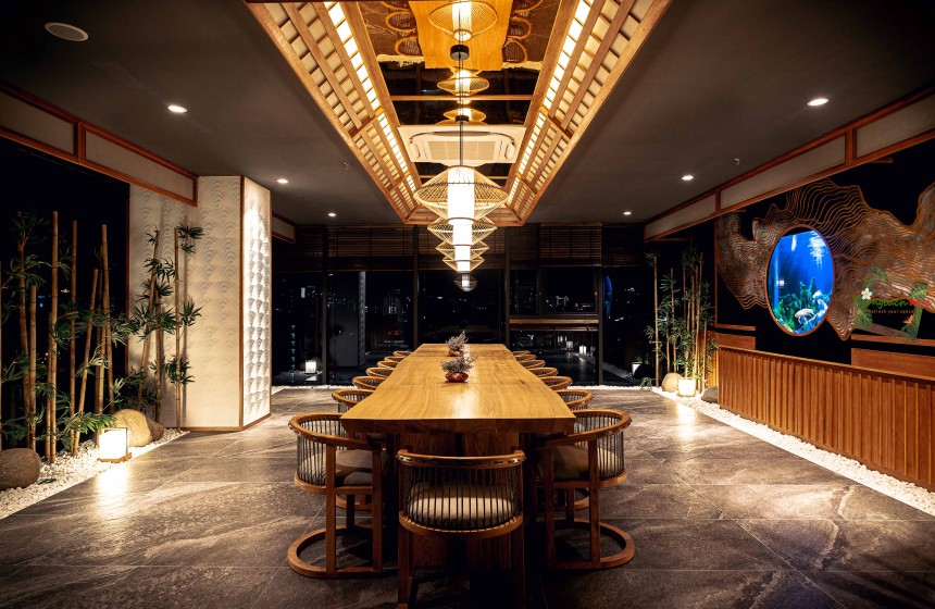 Nội thất nhà hàng Nhật Bản Sushi World - VIP Room
