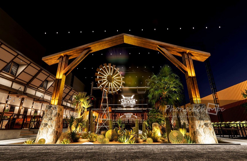 Thiết kế thi công nhà hàng The Seven Beer Garden - Bà Rịa Vũng Tàu