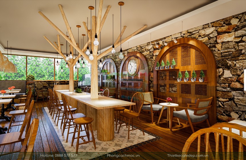 Thiết kế tiệm bánh ngọt kết hợp quán cafe Mix Bakery-100m2