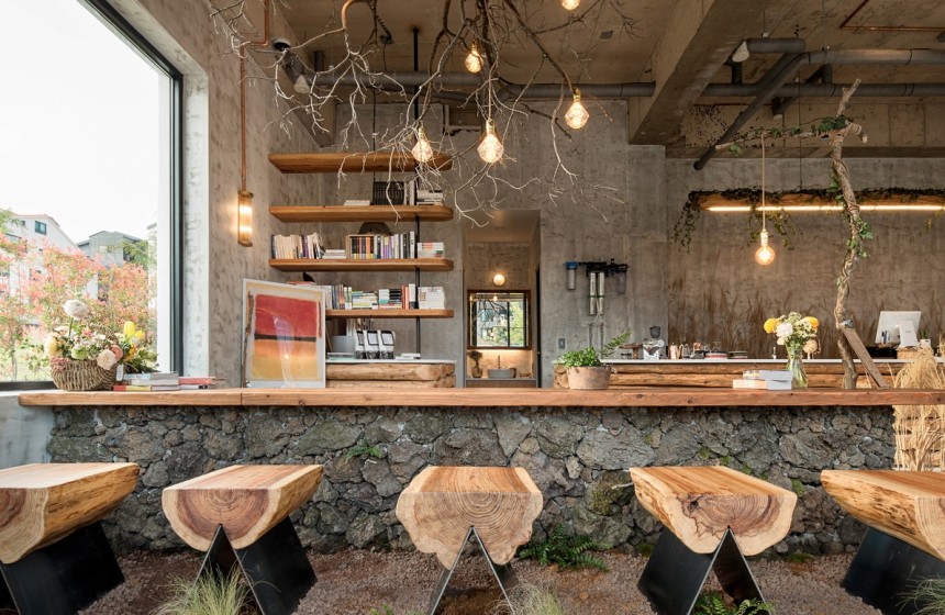 Mẫu thiết kế quán cafe trên đảo Jeju Hàn Quốc cuốn hút khách du lịch