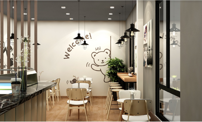 Trà sữa Pull and Bear