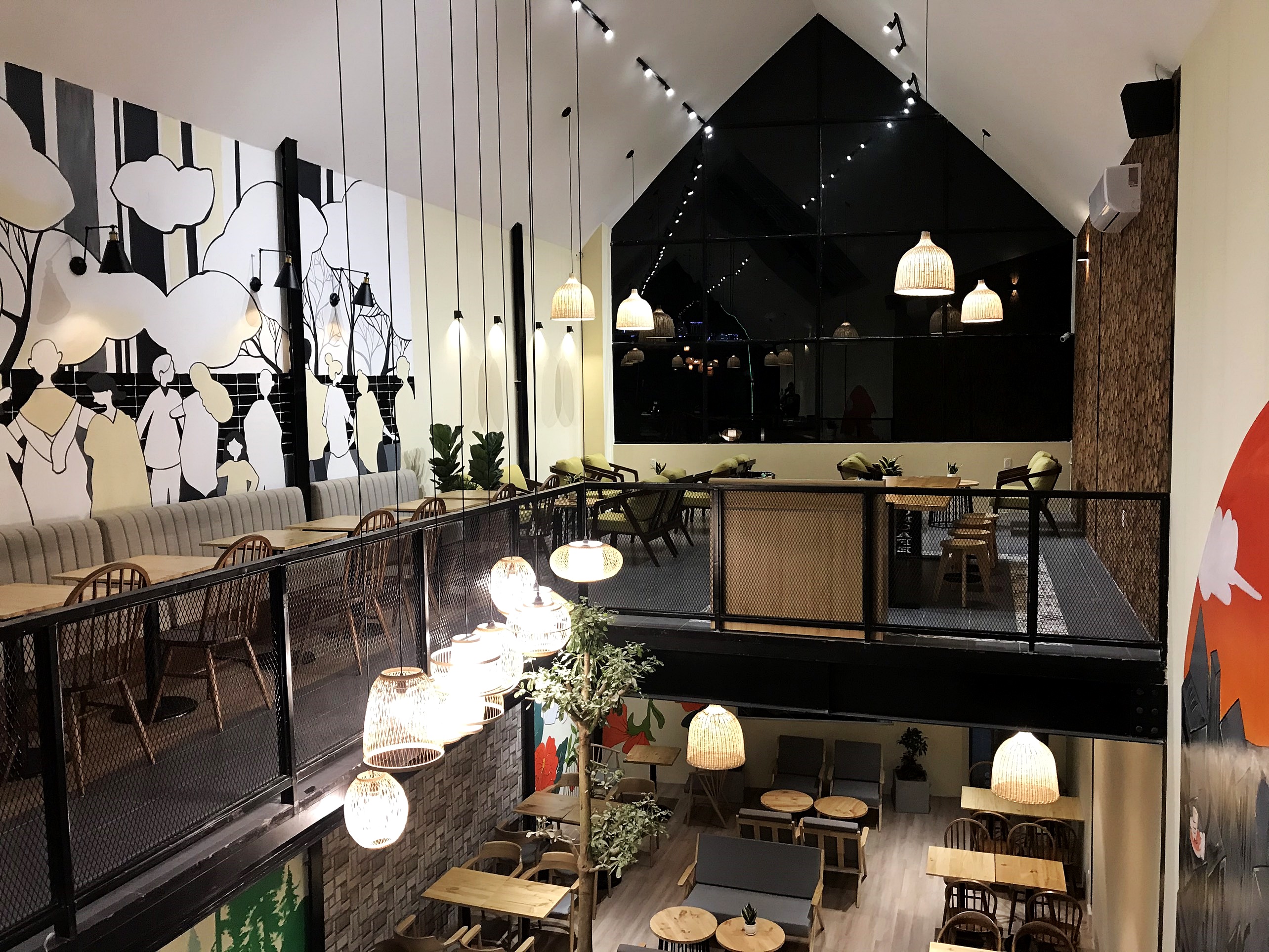 Bờm Bờm Coffee Tiền Giang - Quán cafe nhà thép 200m2