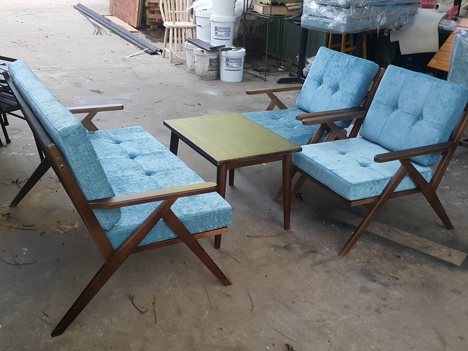 Bàn ghế cafe sofa đơn MF06