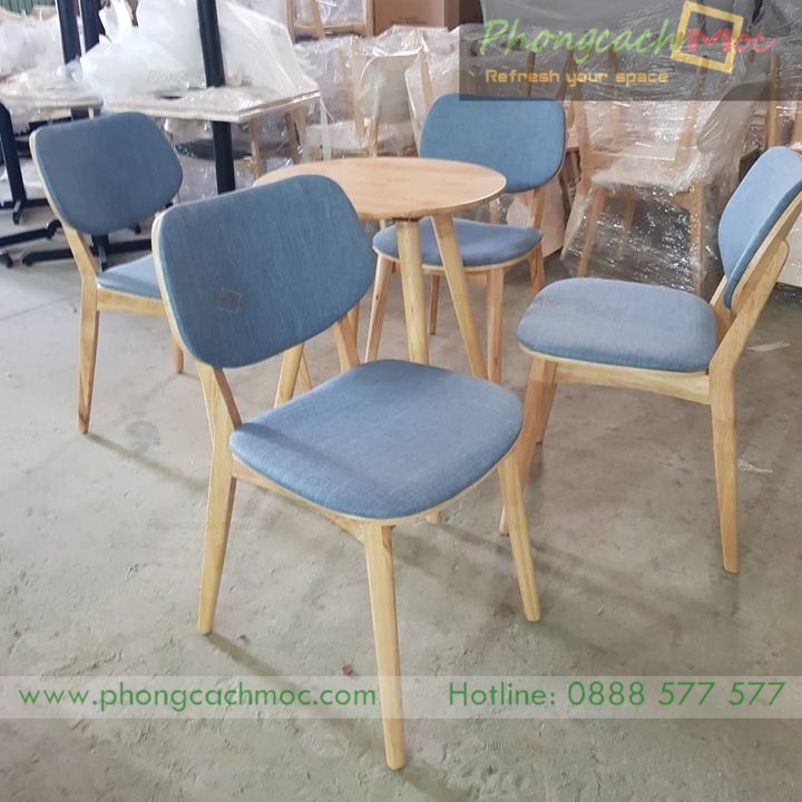 Bàn ghế cafe gỗ MC149