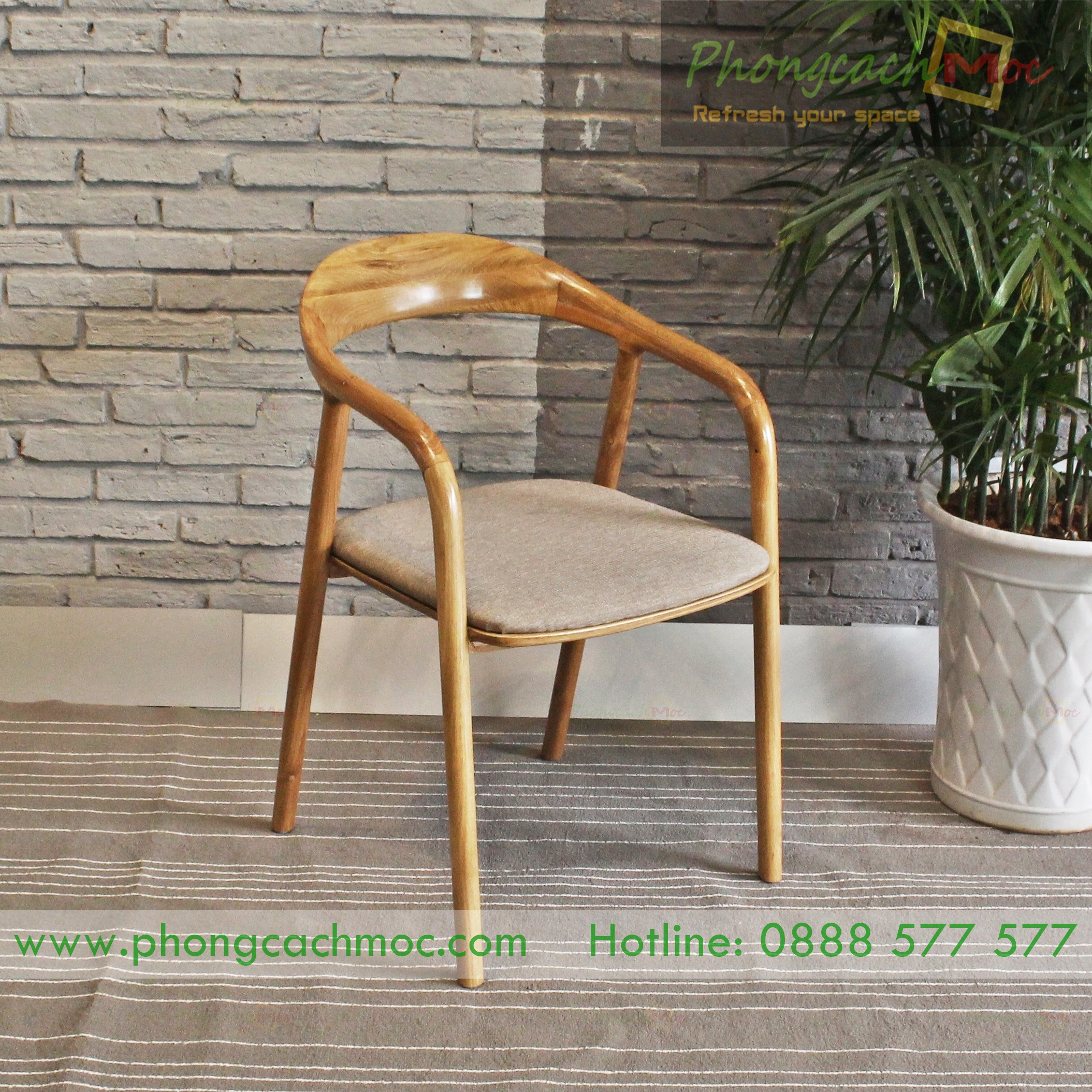 Ghế gỗ cafe đơn MC152