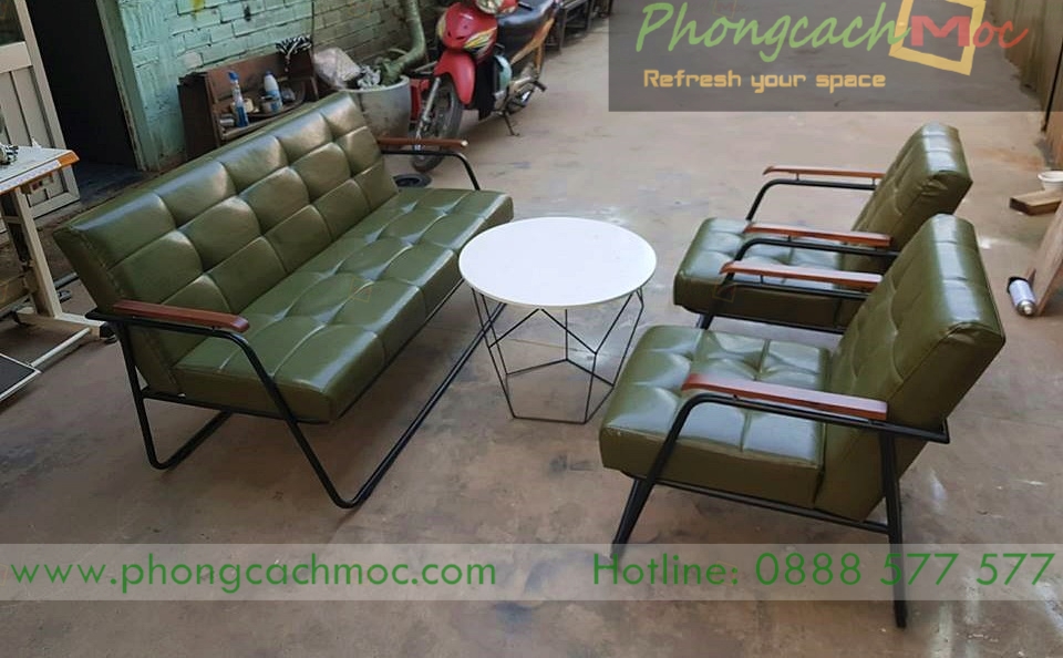 Bàn ghế sofa khung sắt MF40