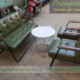 Bàn ghế sofa khung sắt MF40