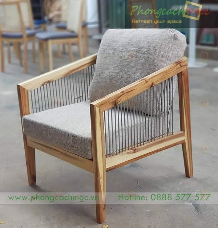 GHẾ GỖ SOFA CAFE MF61