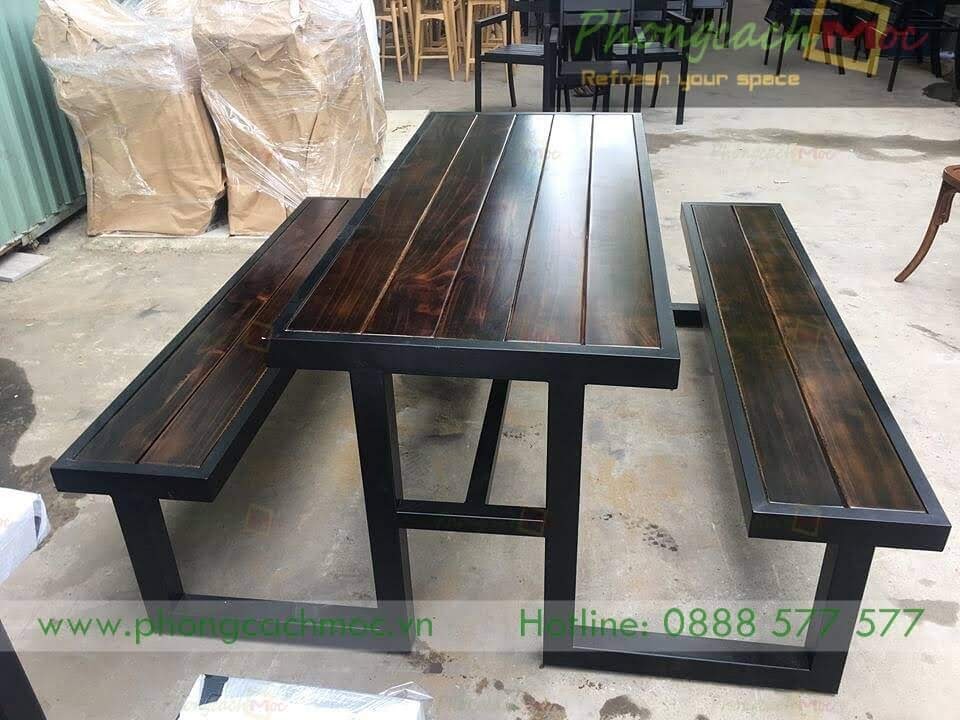 Bàn ghế cafe khung sắt MN219 