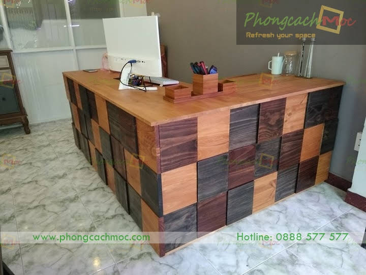 Quầy gỗ phục vụ MR115