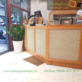 Quầy gỗ cafe MR142
