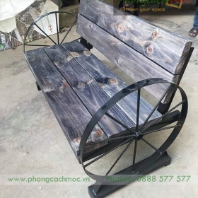 Ghế cafe gỗ khung sắt MV362