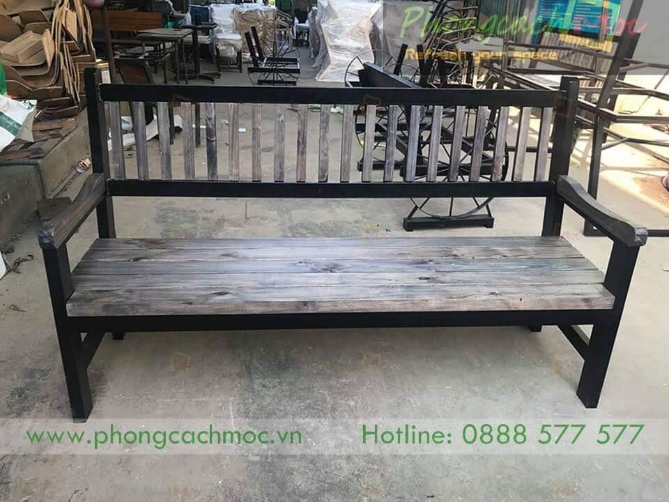 Ghế cafe gỗ khung sắt MV363