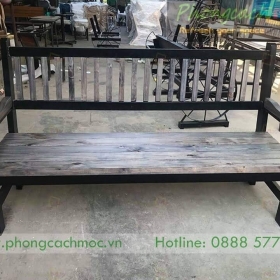 Ghế cafe gỗ khung sắt MV363