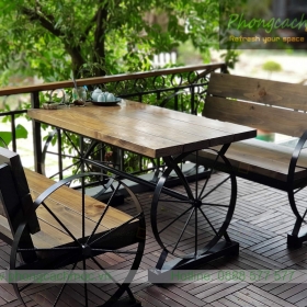 Bàn ghế Vintage MV364